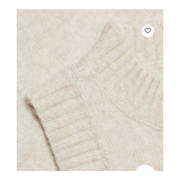 DH new York Rosa Knit Marled Wool-Blend Dress Size Small (4-6) Color Oat beige - Picture 11 of 12